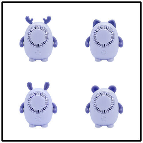 Women's Portable Mini Fan in Animal Design Bowlift