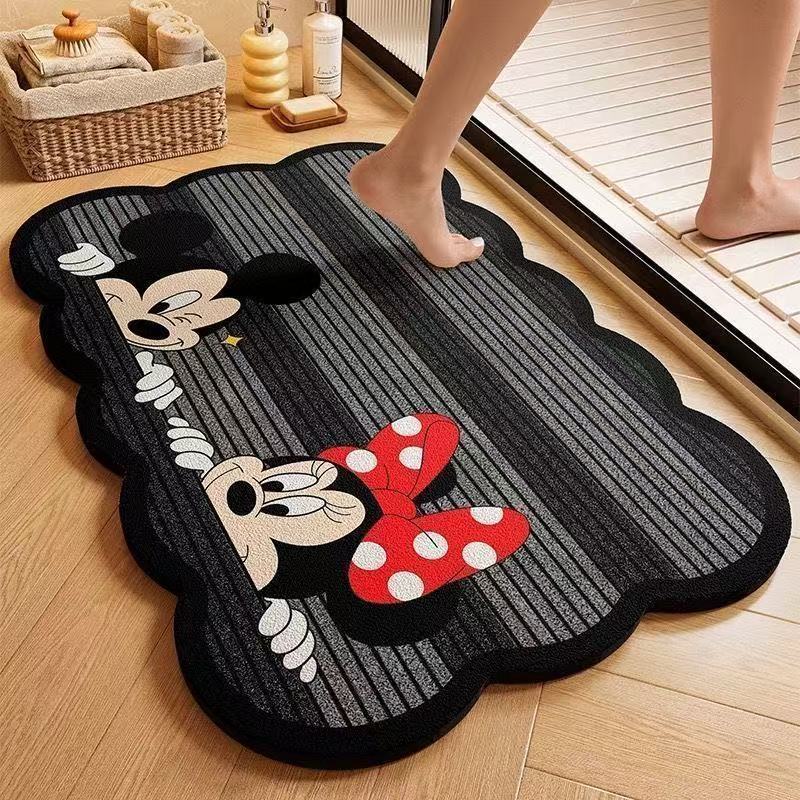 Cartoon-Themed Plush Bath Mat