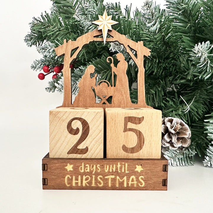 Creative DIY Wooden Christmas Advent Calendar