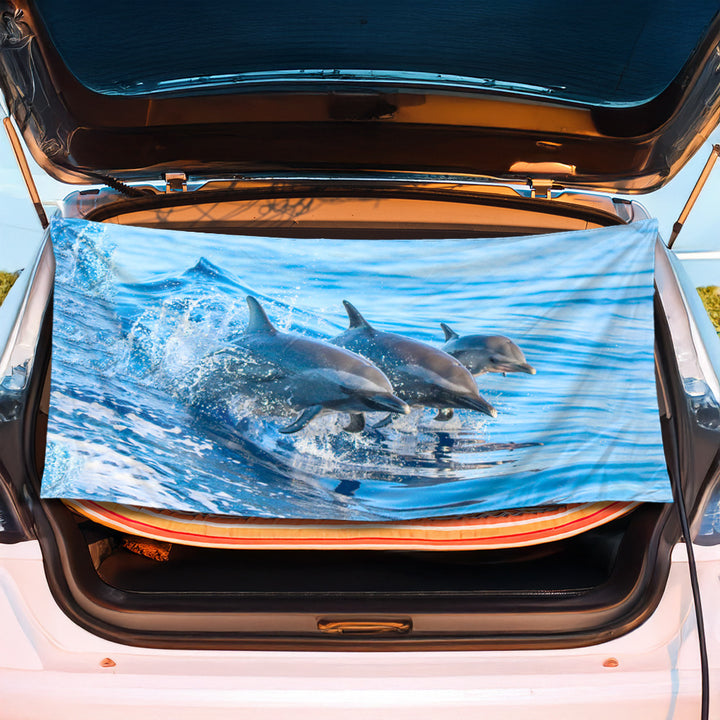 Trunk mat in creative flamingo design Bowlift