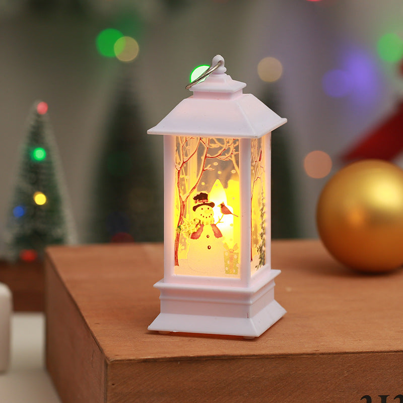 Nostalgic Christmas lantern with LED light Bowlift