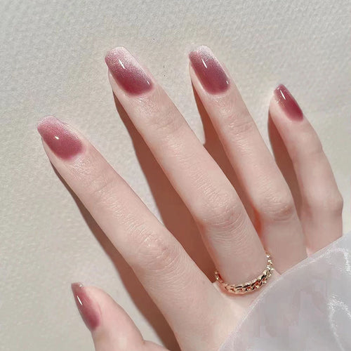 Elegant Gel Acrylic Press-On Nails