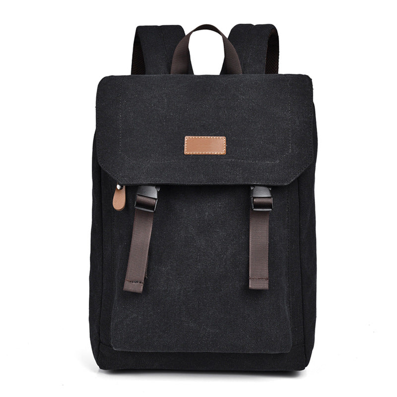 Vintage Style Canvas Backpack Bowlift