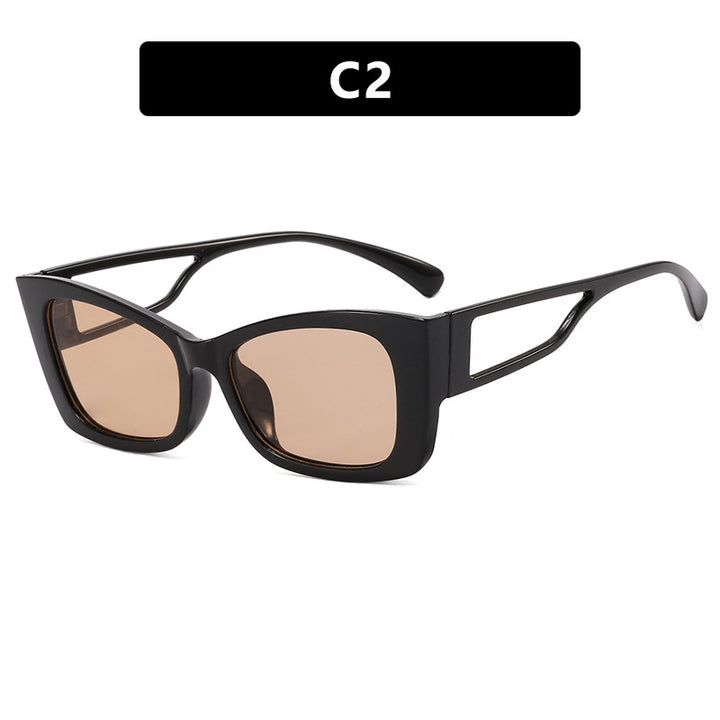 Women's fashionable cat-eye sunglasses with stylish frame and UV protection Bowlift