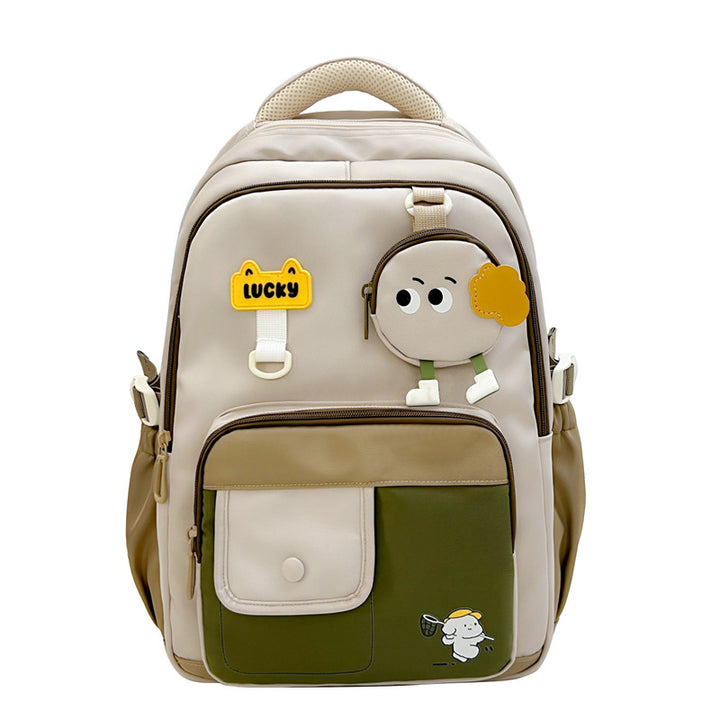 Playful Character Design School Backpack Bowlift