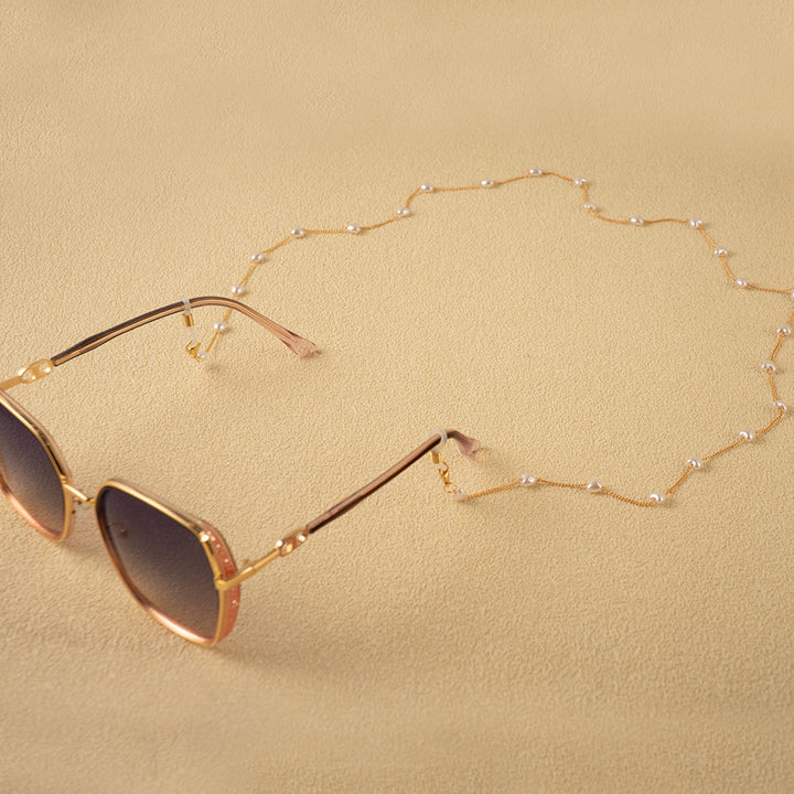 Pearl-Linked Eyewear Holder Bowlift