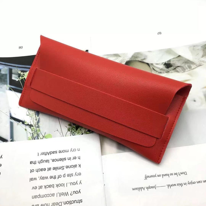 Foldable Synthetic Leather Sunglasses Case Bowlift
