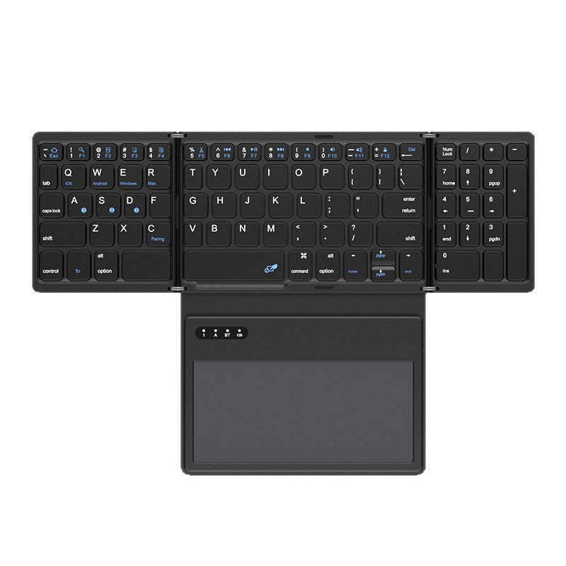 Ultra-Slim Portable Bluetooth Keyboard with Touchpad Bowlift
