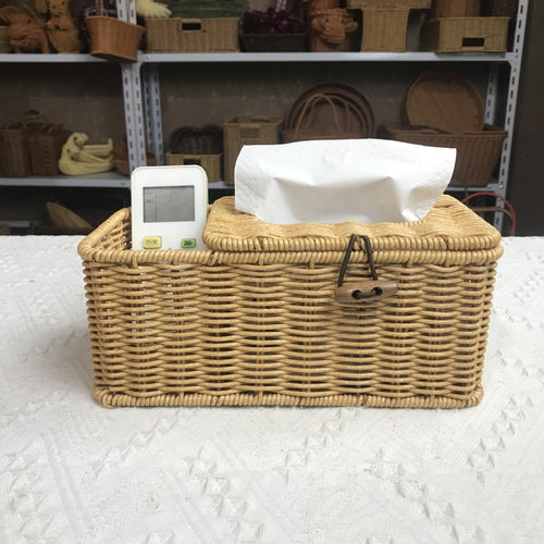 Ladies Organizer Basket with Tissue Box Bowlift