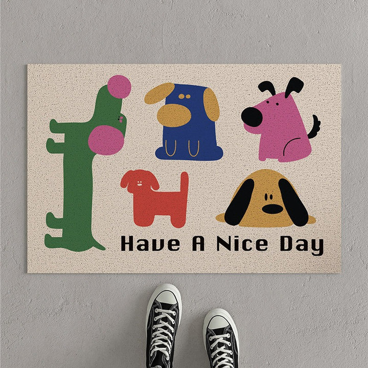 Artistic Welcome Floor Mat Bowlift