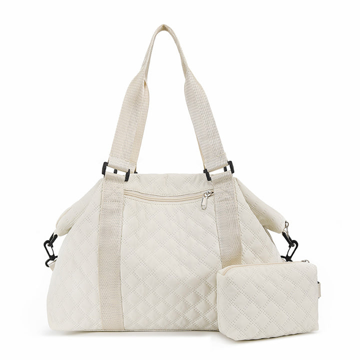 Multi-Functional Quilted Travel Duffle Bag Bowlift