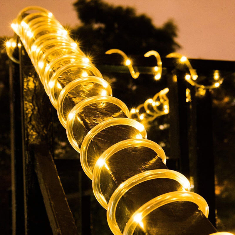 BowLift | LED Solar String Fairy Lights Waterproof Copper Wire Outdoor Tube Fairy Lights
