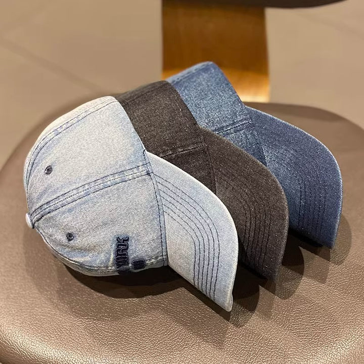 Women's Vintage Denim Baseball Cap Bowlift