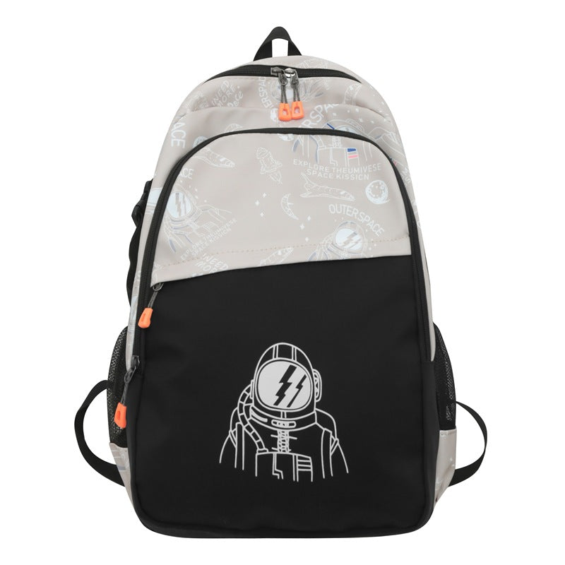 Adventure-Themed Graphic Backpack Bowlift