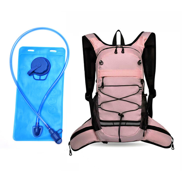 Sporty backpack with breathable mesh inserts and elastic carrying straps Bowlift