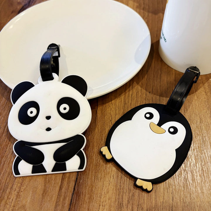 Panda-Themed Travel Luggage Tag Bowlift
