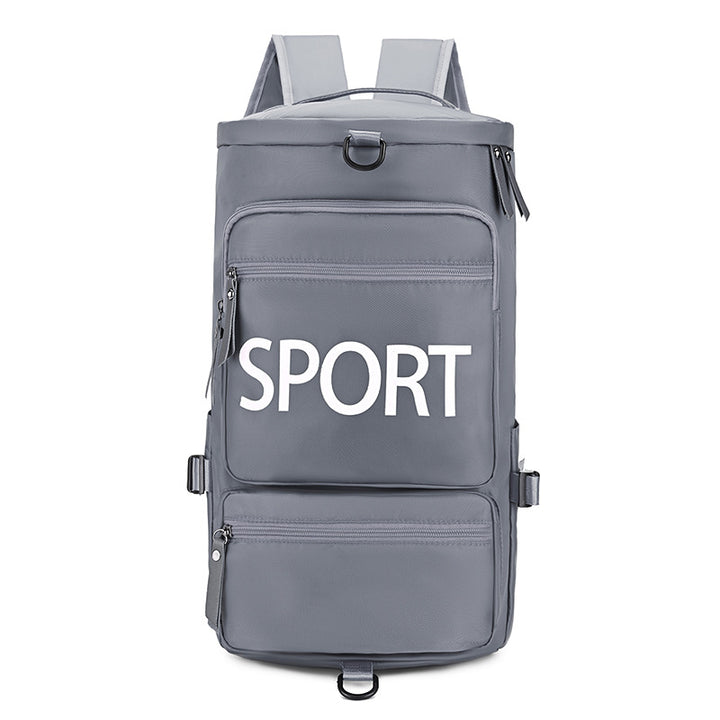 Sporty backpack with multiple compartments and reflective elements Bowlift