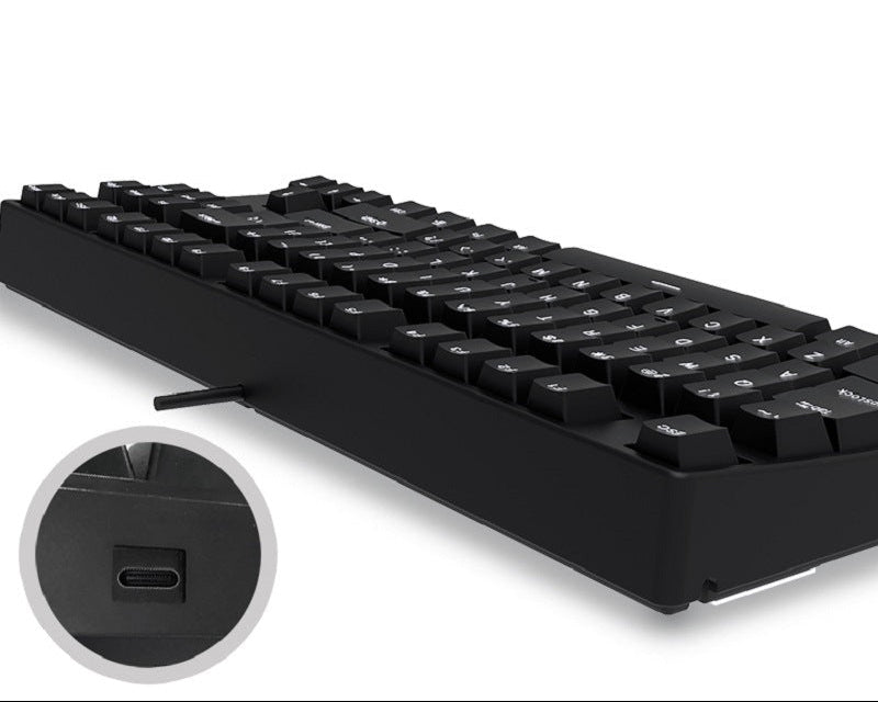 Wired Full-Size Mechanical Keyboard Bowlift