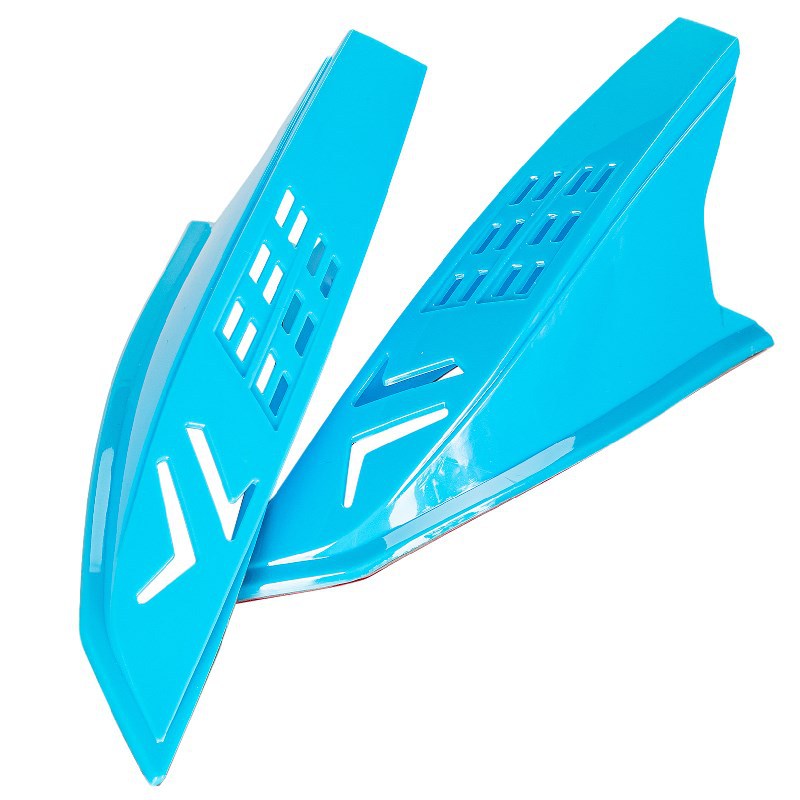 Aerodynamic Motorcycle Helmet Side Panels Bowlift