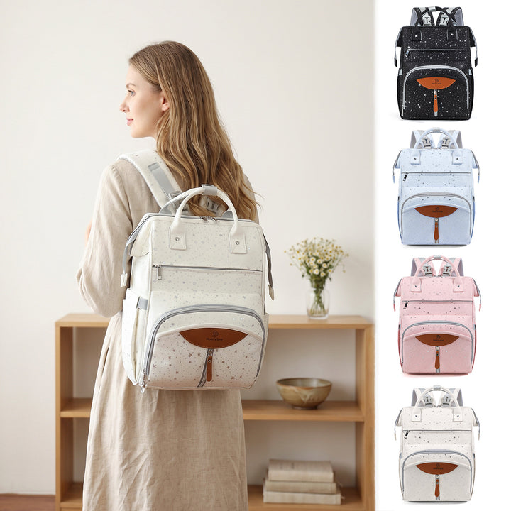 Stylish Multi-Pocket Diaper Backpack Bowlift