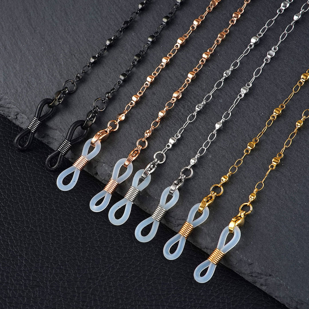 Premium Metallic Eyewear Chain Bowlift