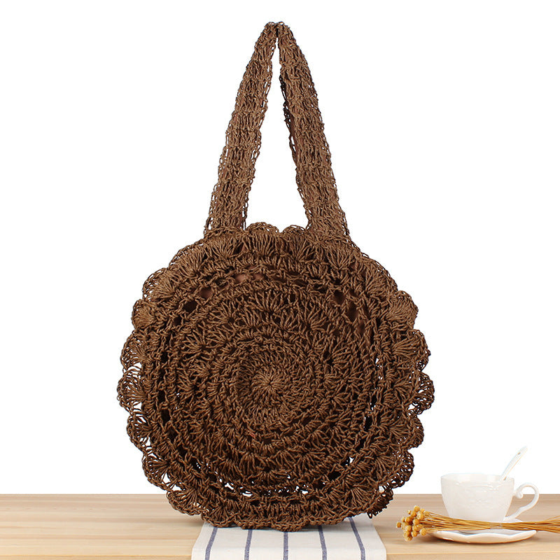 Handwoven bast bag Bowlift