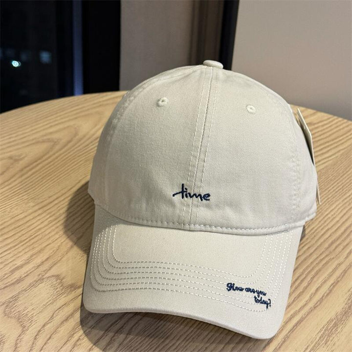 Women's Casual Embroidered Adjustable Cap Bowlift