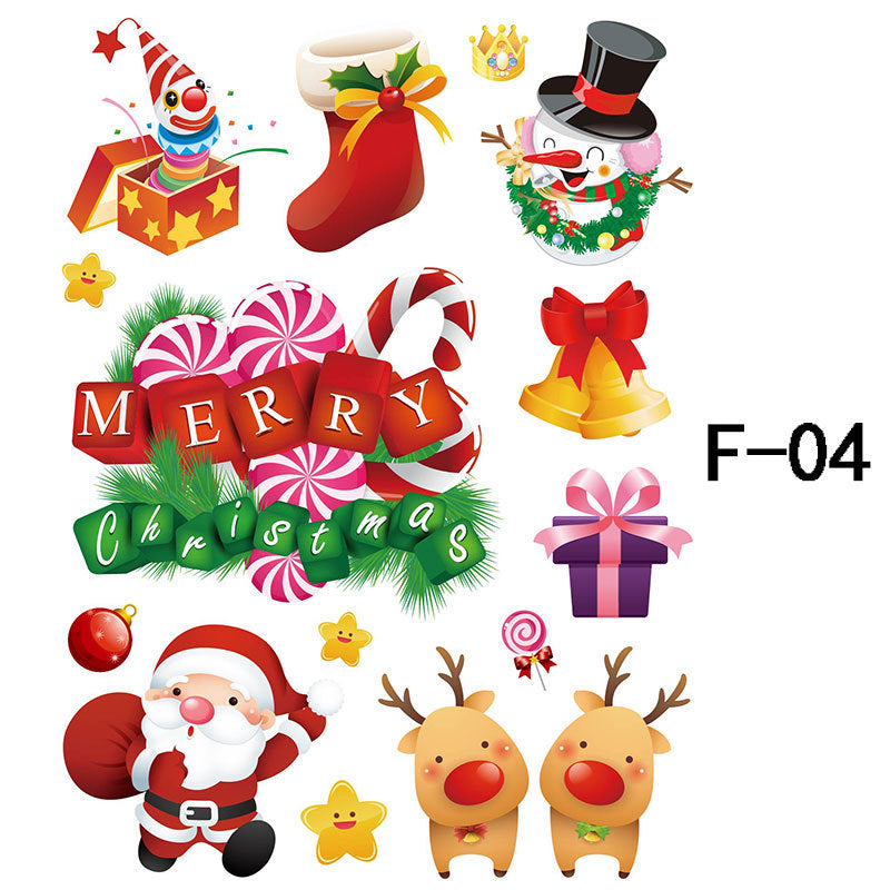 Festive Christmas Wall Decals Bowlift