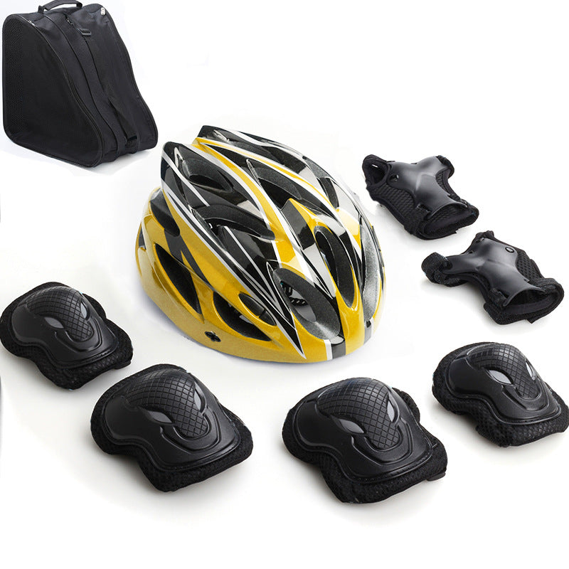Safety Helmet and Protective Gear Set Bowlift