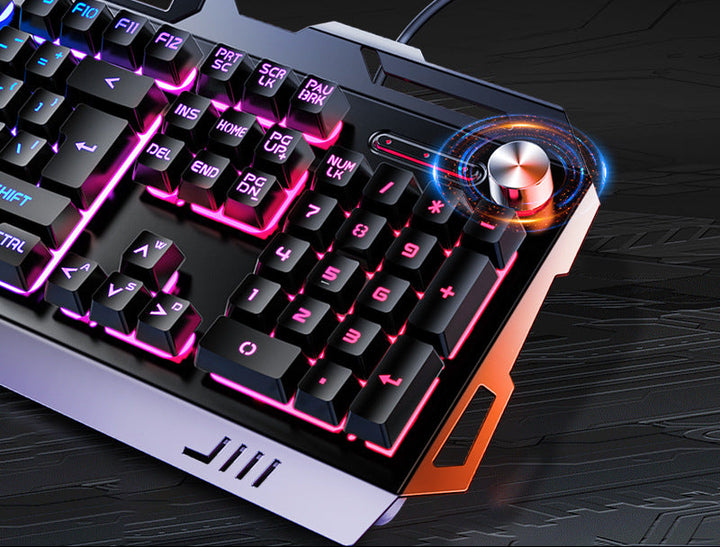 Gaming Keyboard and Headset Bowlift