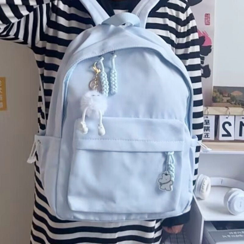 Fashionable Textured Backpack Bowlift