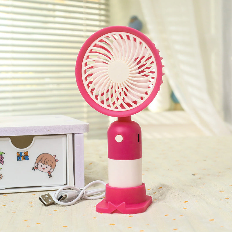 Women portable mini hand fan with USB connection and ergonomic design Bowlift