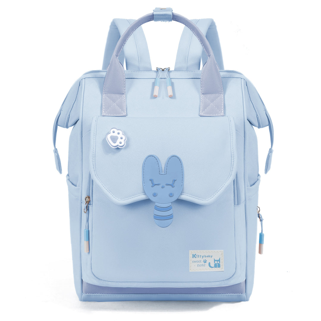 Fun-Themed Multi-Pocket Backpack Bowlift