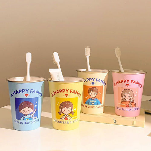 Decorated toothbrush holder Bowlift