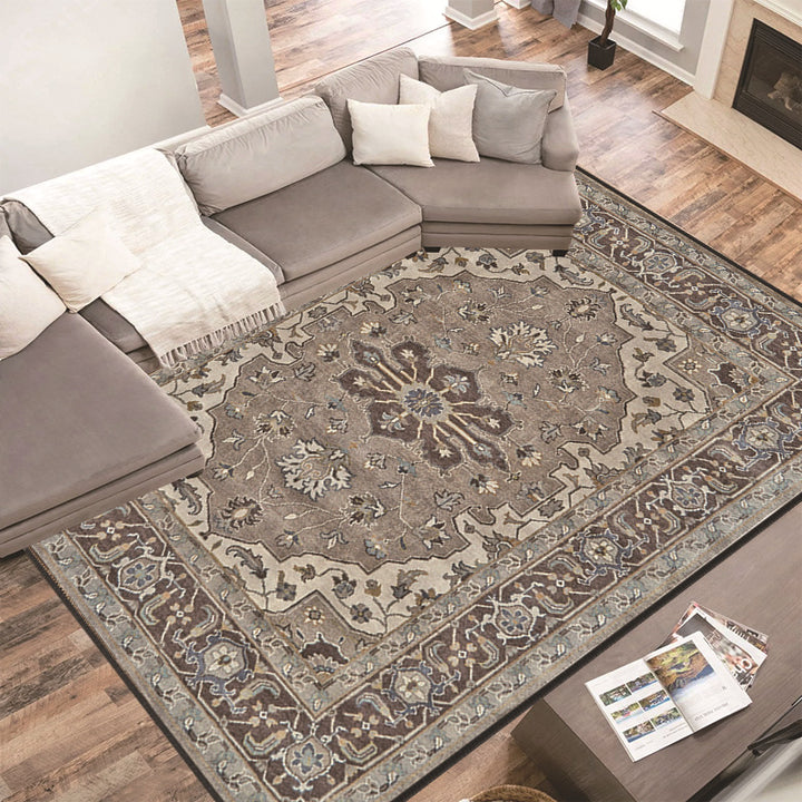 Geometric Pattern Area Rug Bowlift