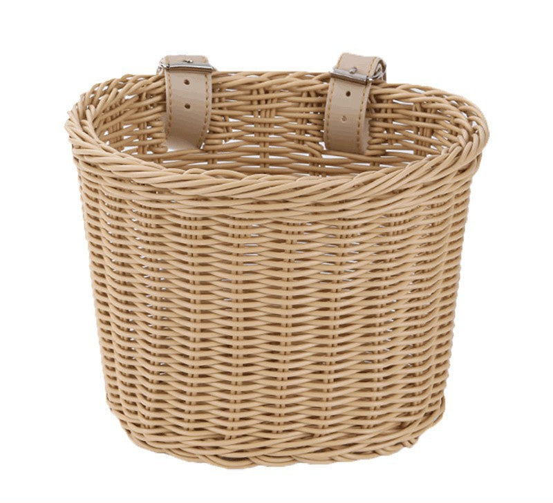 Durable Woven Bicycle Storage Basket Bowlift