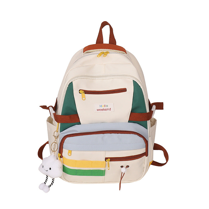Playful Multi-Pocket Backpack Bowlift