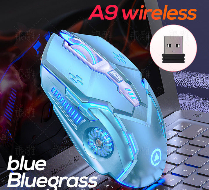 Wireless Gaming Mouse with RGB Lighting Bowlift