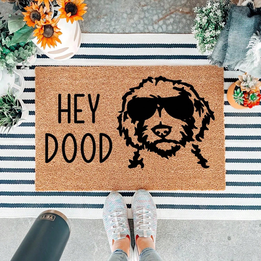 Decorative Geometric Welcome Mat Bowlift