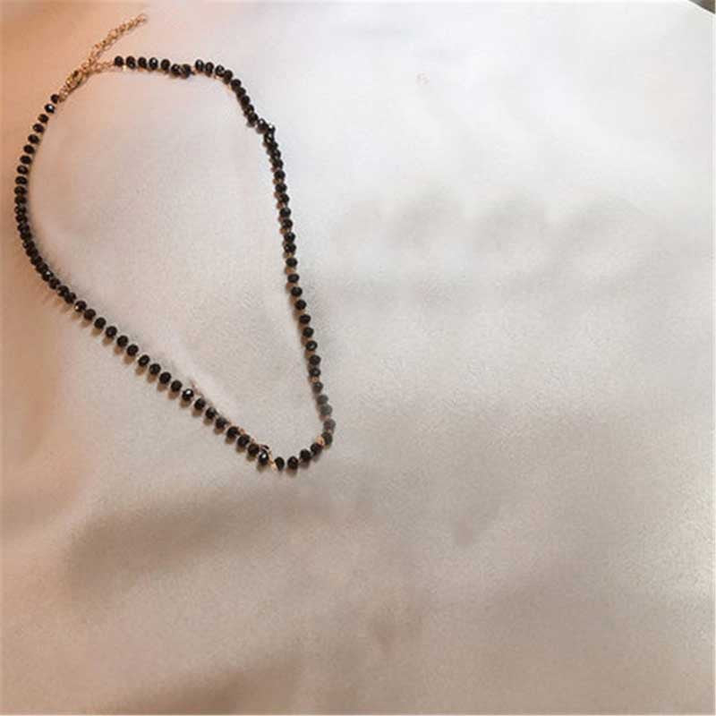 Minimalist Beaded Choker Necklace Bowlift