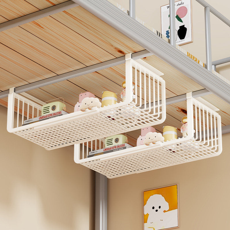 Under-Shelf Slide-In Ventilated Mesh Storage Basket