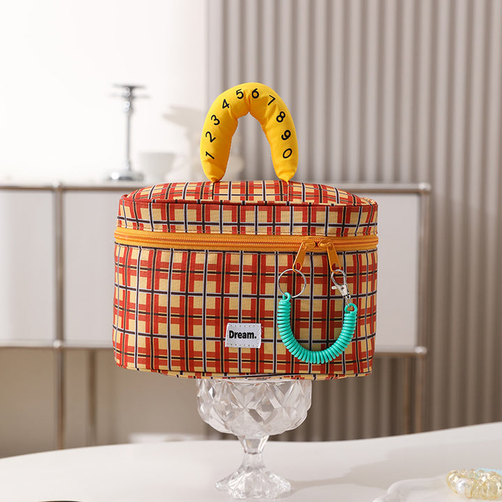Stylish Multi-Compartment Cosmetic Case Bowlift