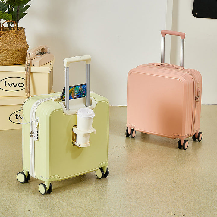 Unisex Lightweight Compact Hardshell Carry-On Luggage Bowlift