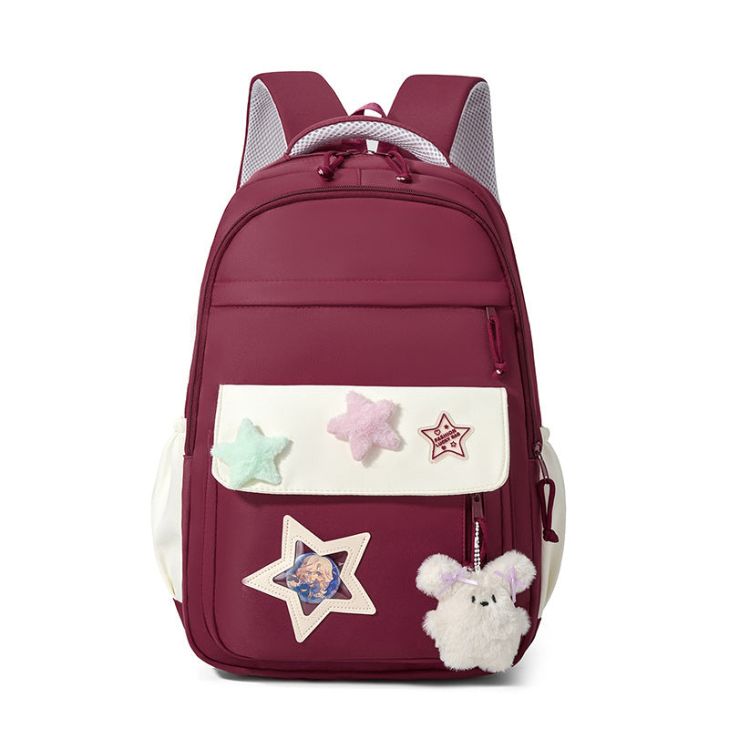 Fashionable backpack with unique applications Bowlift