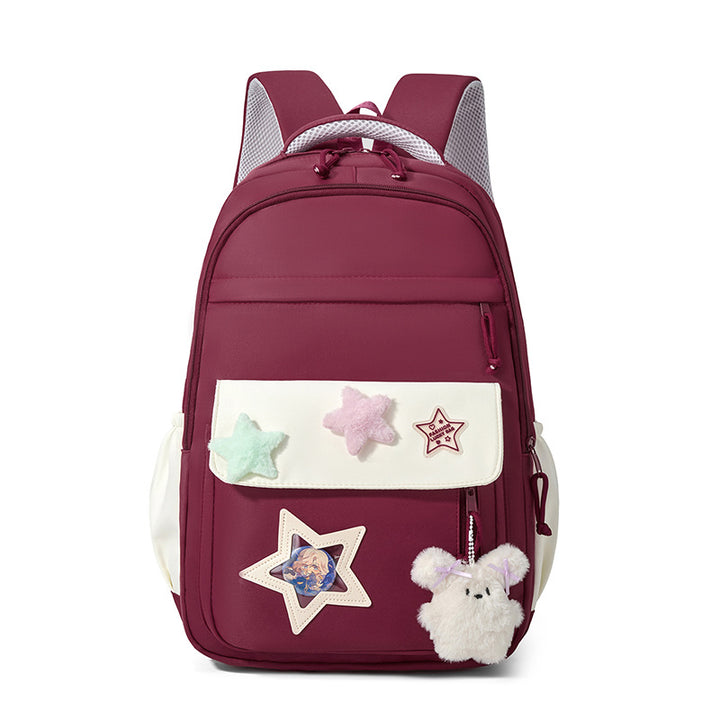 Fashionable backpack with unique applications Bowlift
