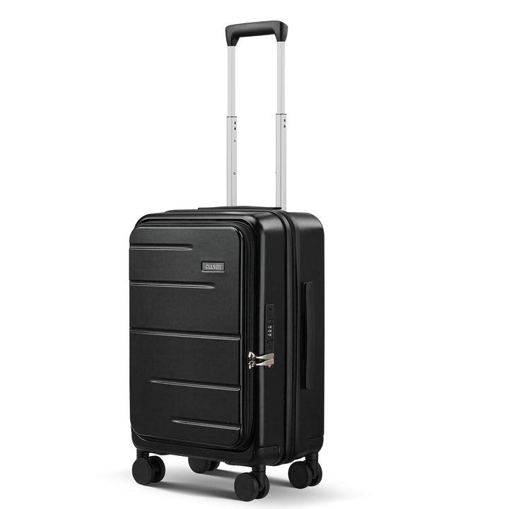 Unisex Durable Anti-Theft Hardshell Carry-On Suitcase Bowlift