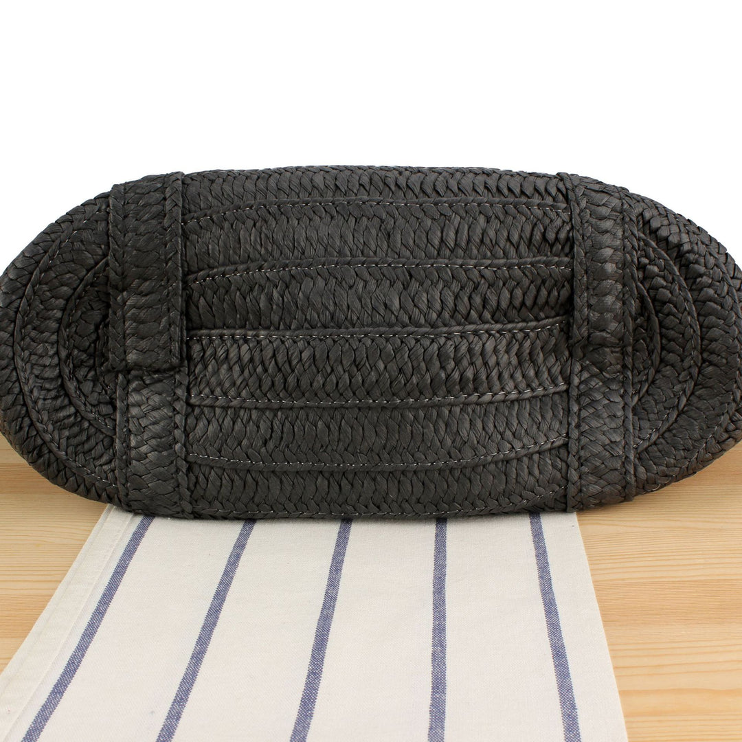Elegant Tote Bag Made of Woven Natural Material Bowlift