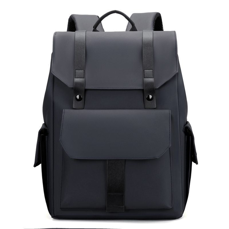 Elegant backpack with numerous compartments and reinforced back Bowlift