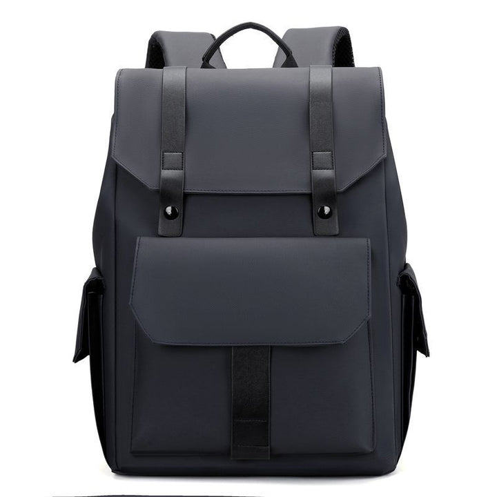 Elegant backpack with numerous compartments and reinforced back Bowlift