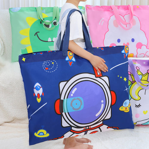 Leisure Shopping Bag with Cheerful Dinosaur Design Bowlift